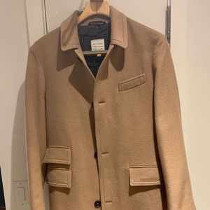 Billy Reid Camel-Wool blend 'Astor' Topcoat-Medium
